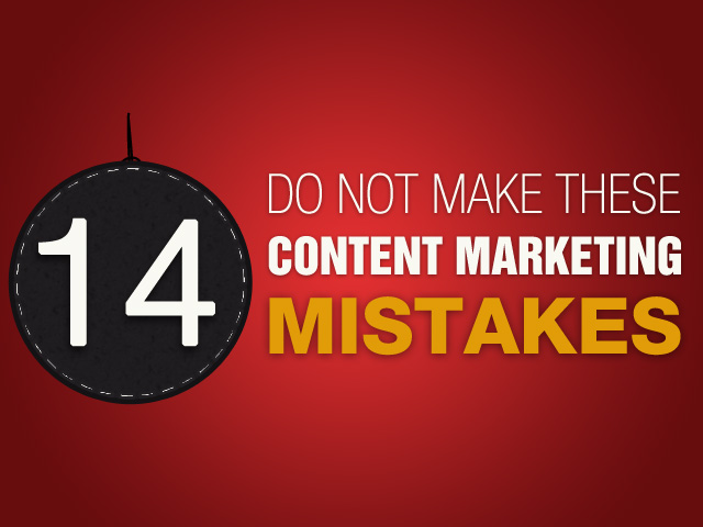 Top Content Marketing errors in SEO, iAdroit