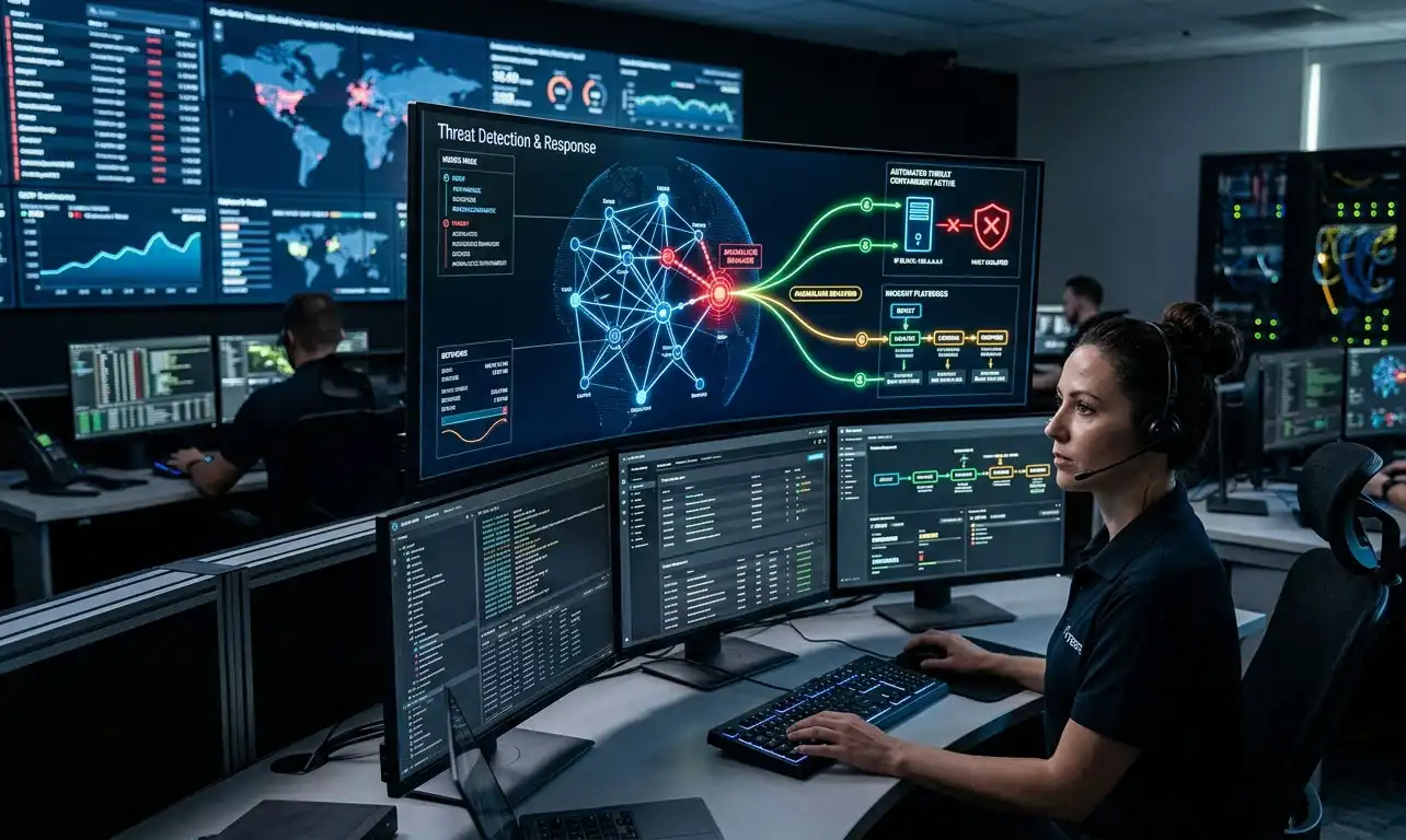 Cybersecurity: Automated Threat Detection and Incident Response