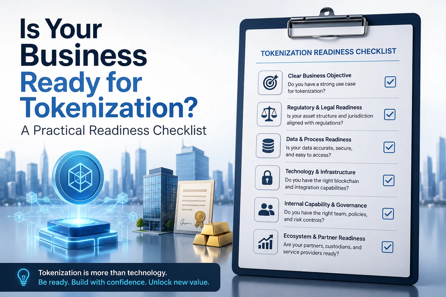 Is Your Business Ready for Tokenization A Practical Readiness Checklist business tokenization readiness