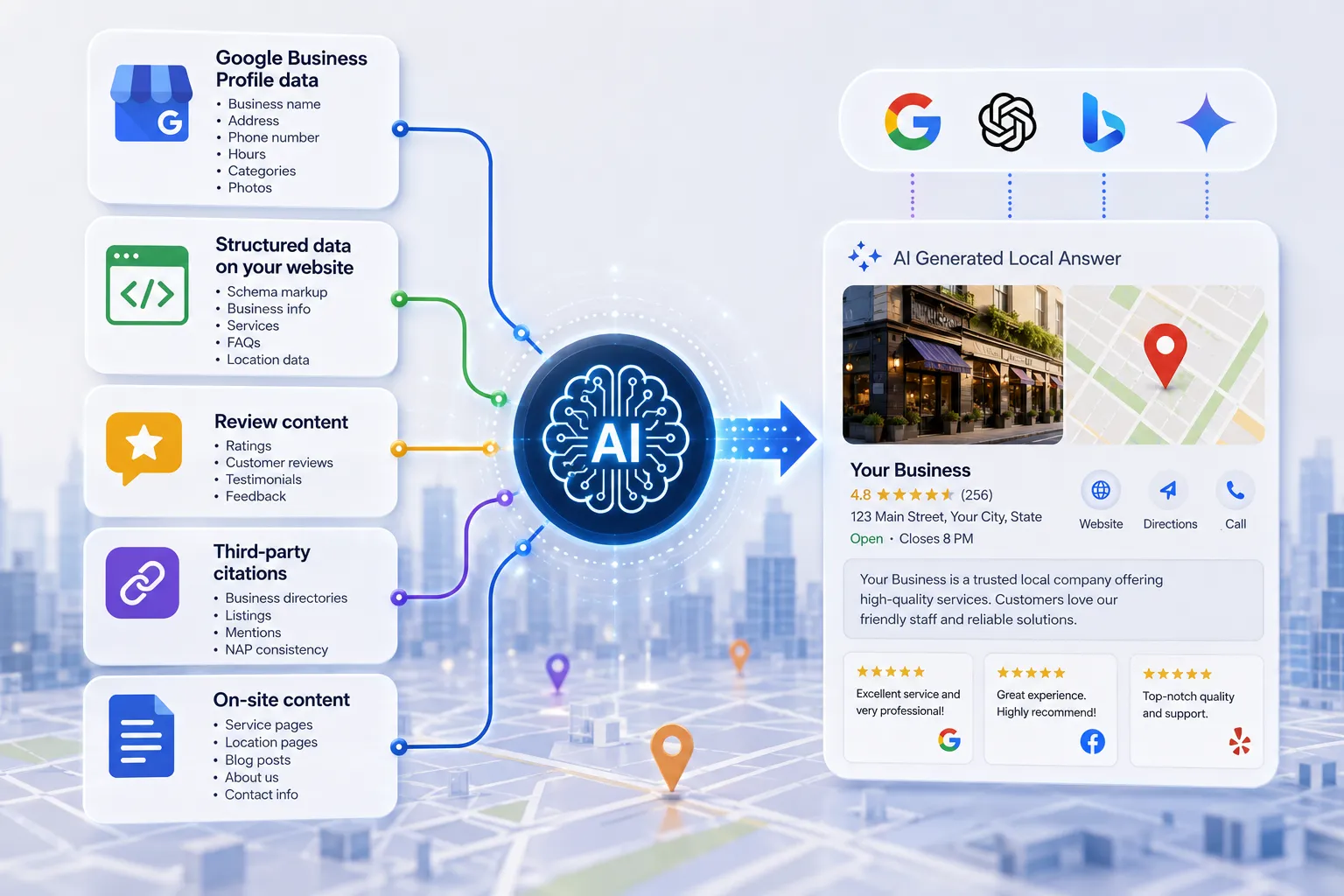 How AI Systems Actually Pull Local Information